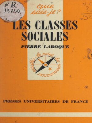cover image of Les classes sociales